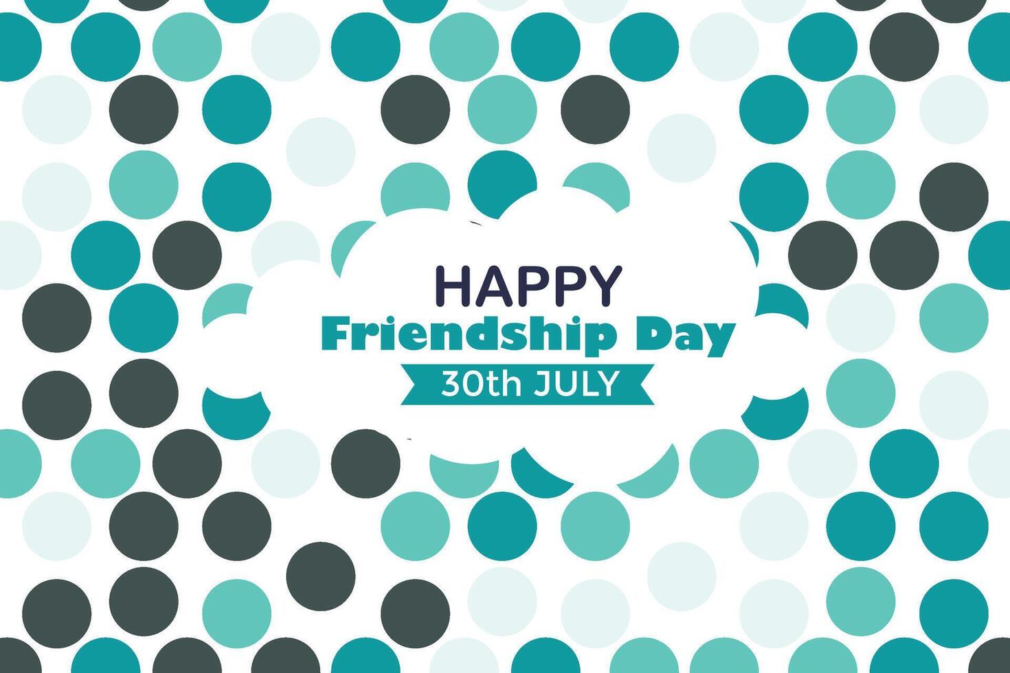 Happy Friendship Day 30 July Abstract Background for Your Graphic Resource vector