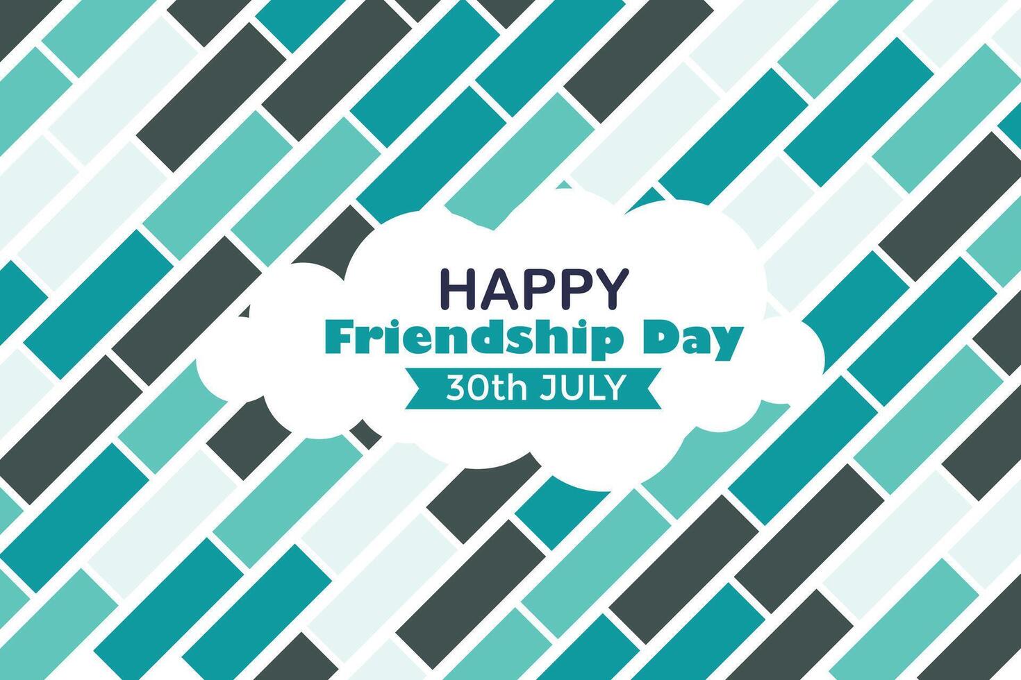 Happy Friendship Day 30 July Abstract Background for Your Graphic Resource vector