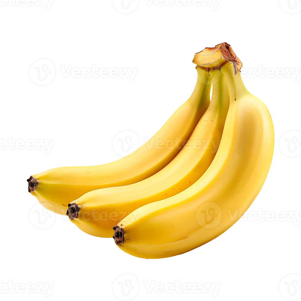 Banana, Fresh and Vibrant, Isolated on Transparent Background png