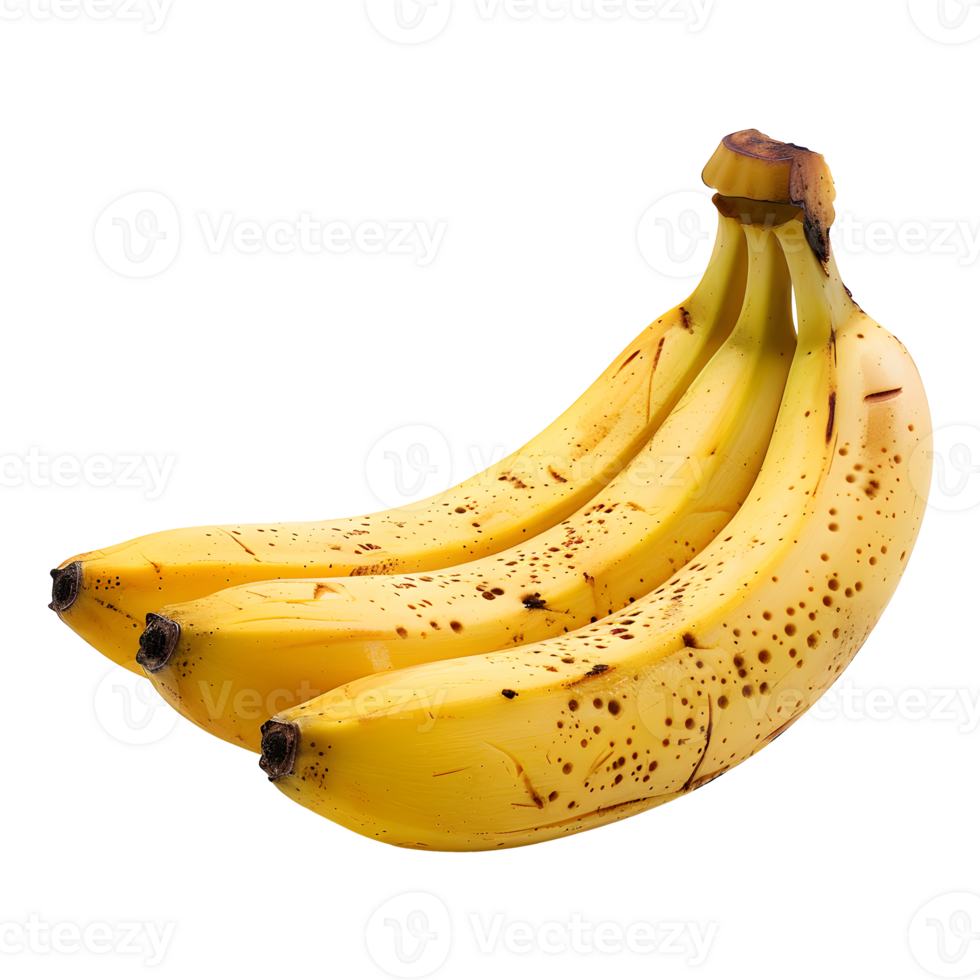 Banana, Fresh and Vibrant, Isolated on Transparent Background png