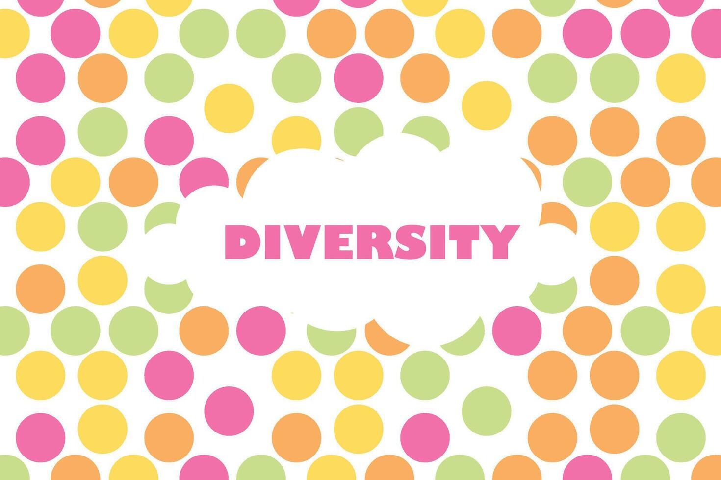 Diversity Day with Abstract Background for Your Graphic Resource vector