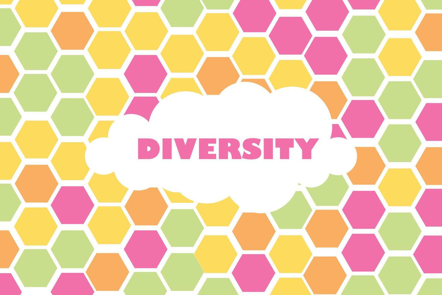 Diversity Day with Abstract Background for Your Graphic Resource vector