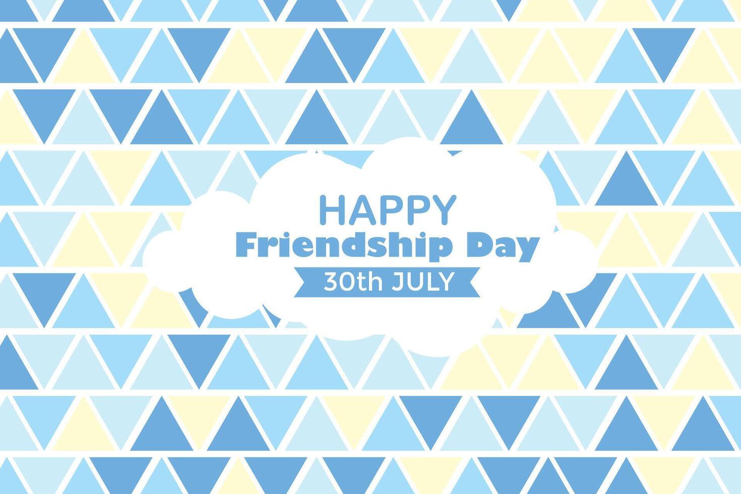 Happy Friendship Day 30 July Abstract Background for Your Graphic Resource vector