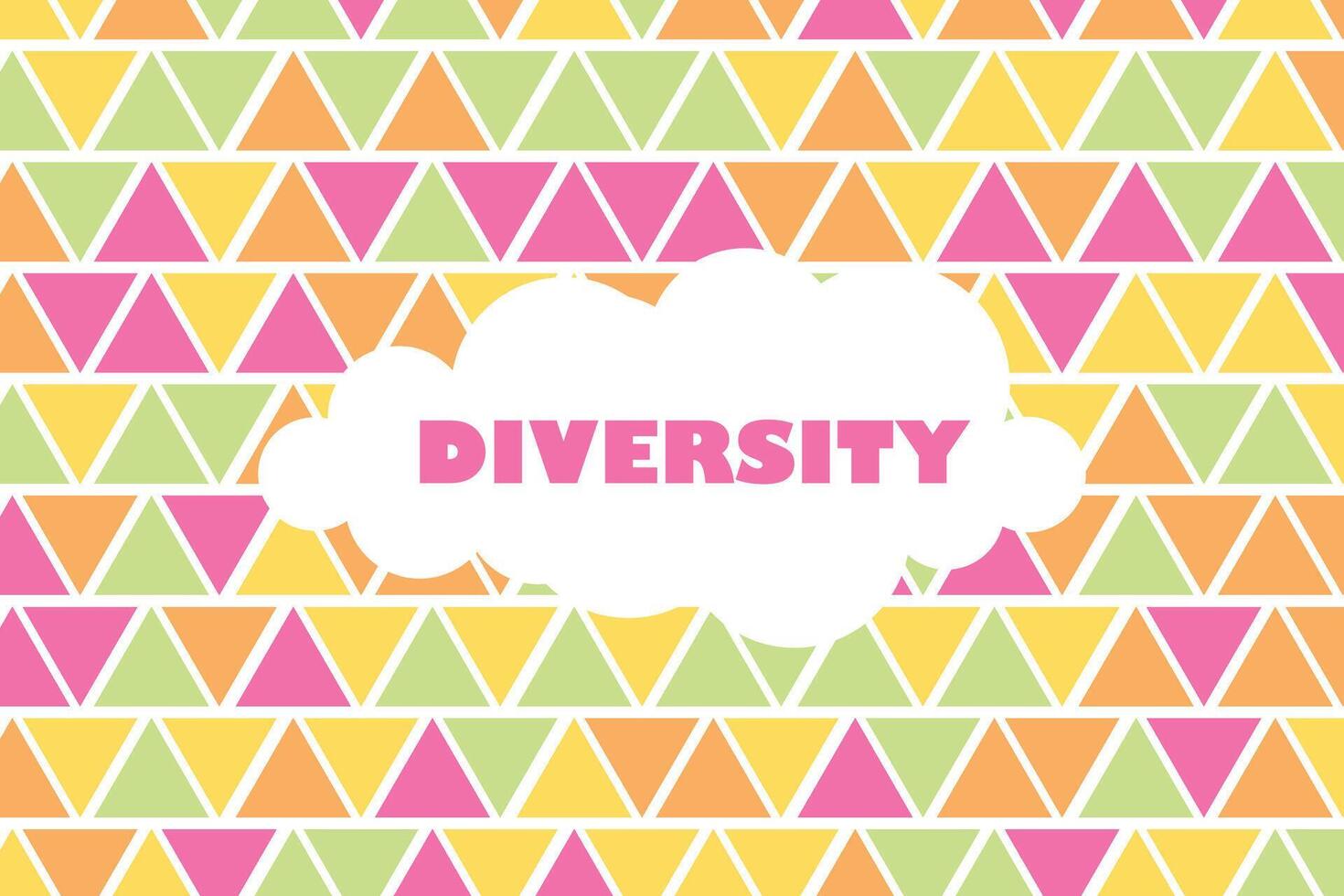 Diversity Day with Abstract Background for Your Graphic Resource vector