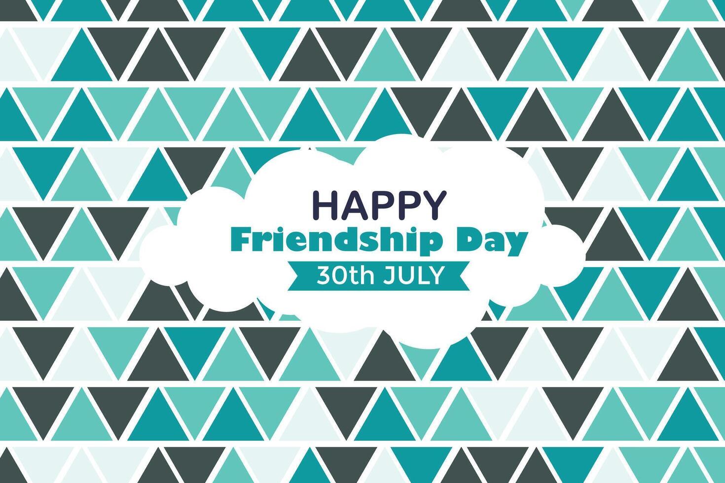 Happy Friendship Day 30 July Abstract Background for Your Graphic Resource vector