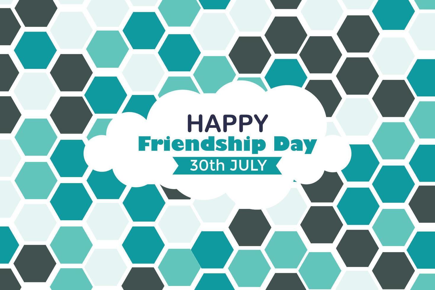 Happy Friendship Day 30 July Abstract Background for Your Graphic Resource vector