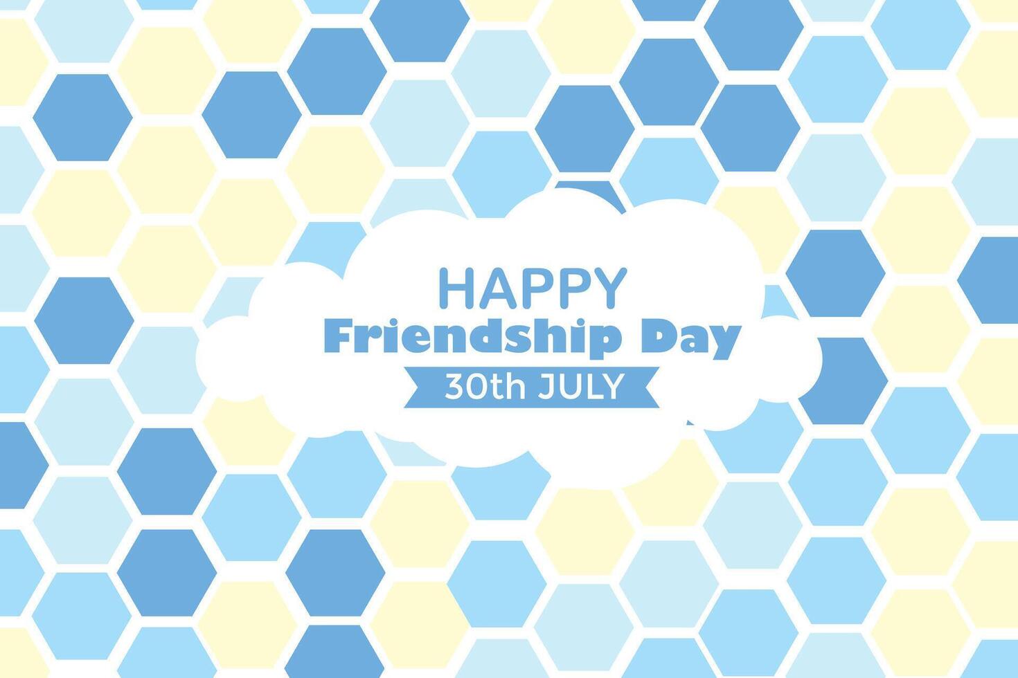 Happy Friendship Day 30 July Abstract Background for Your Graphic Resource vector