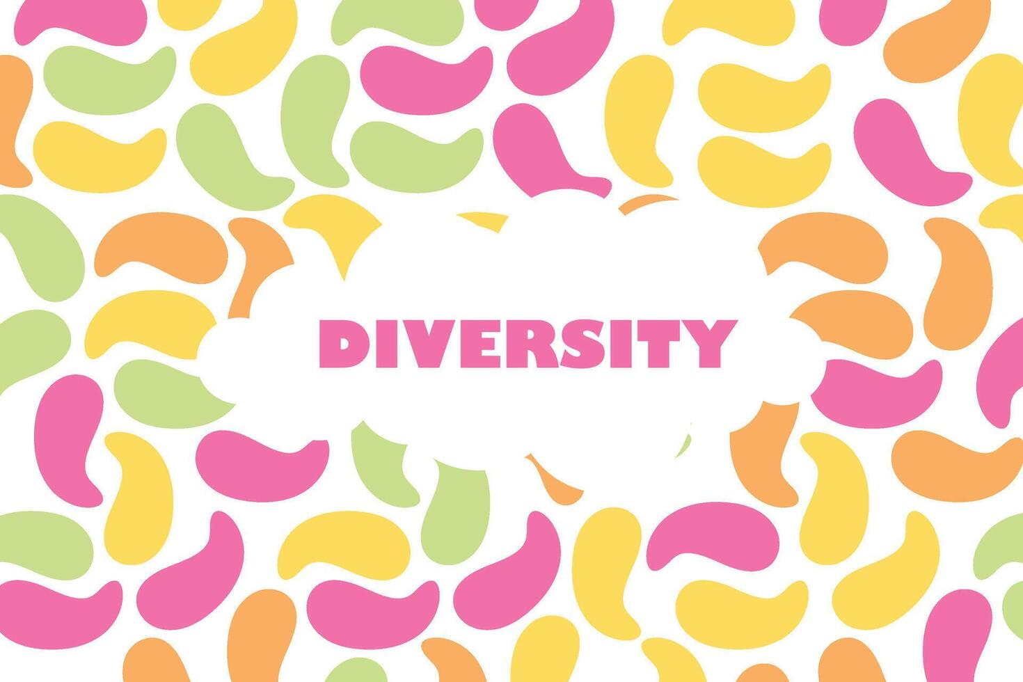 Diversity Day with Abstract Background for Your Graphic Resource vector