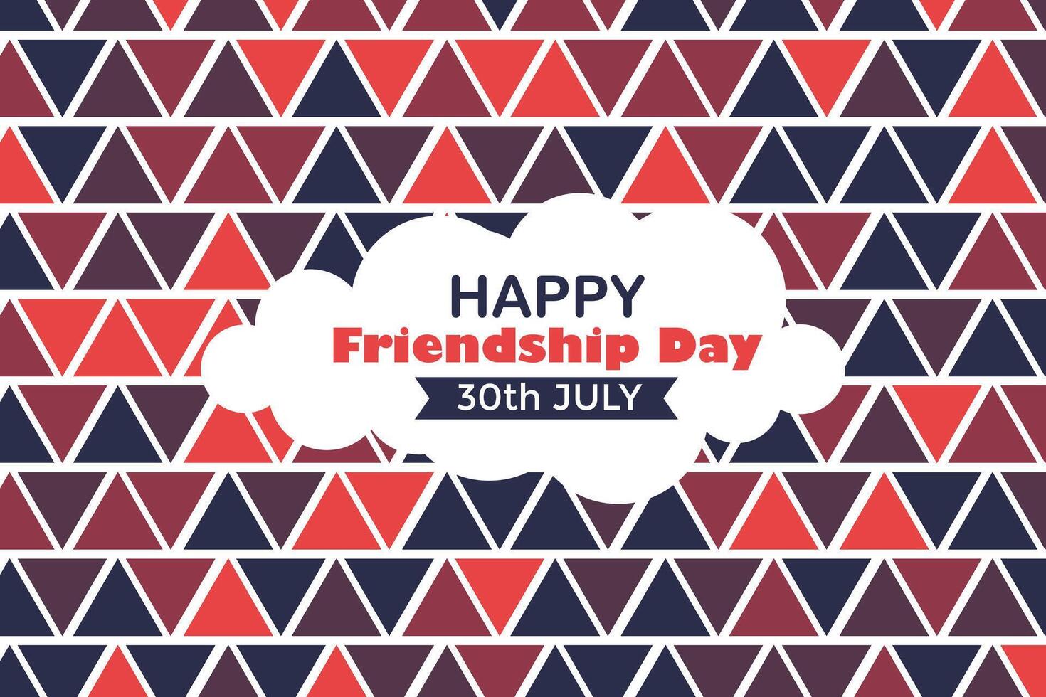 Happy Friendship Day 30 July Abstract Background for Your Graphic Resource vector