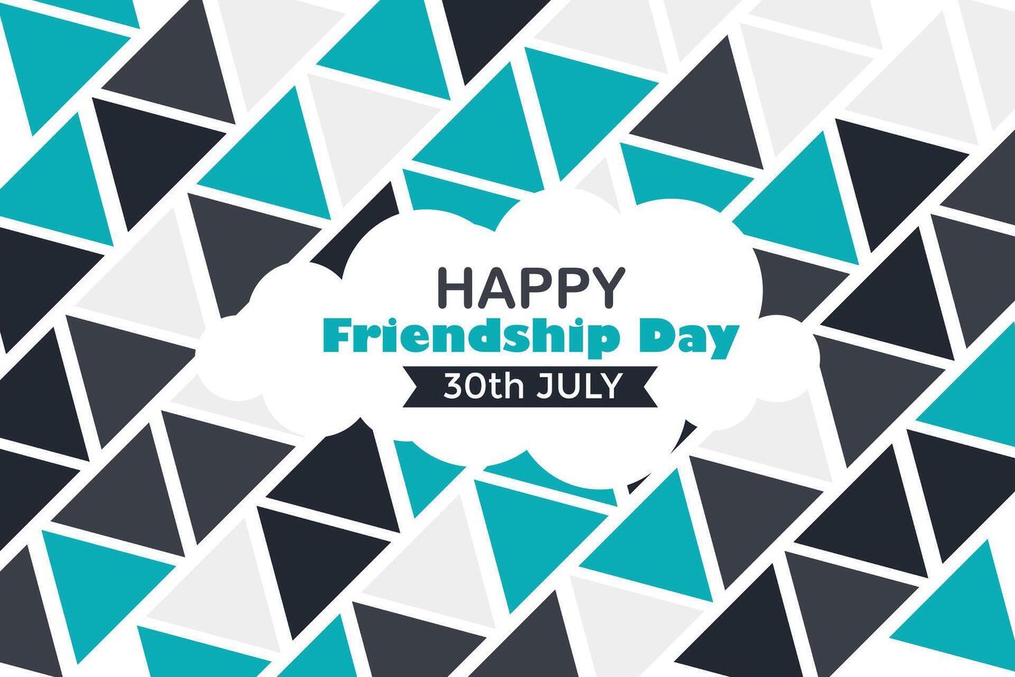 Happy Friendship Day 30 July Abstract Background for Your Graphic Resource vector