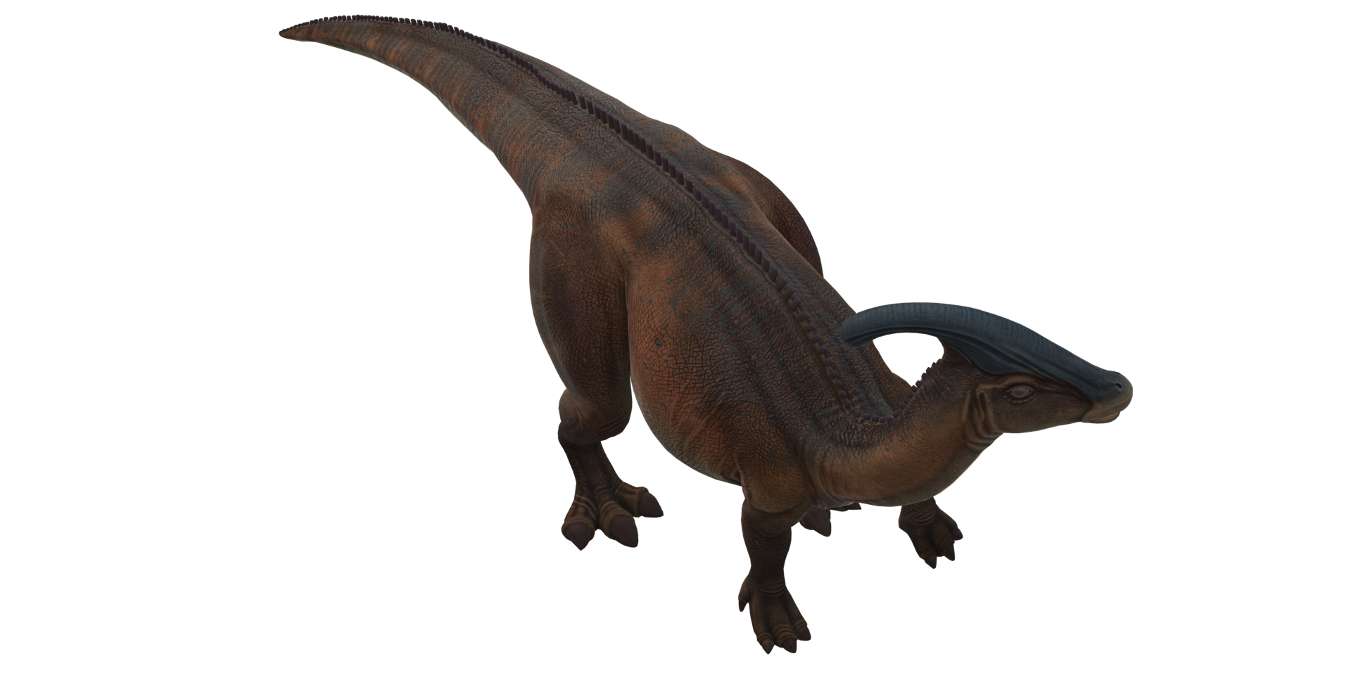Parasaurolophus on a Transparent Background png