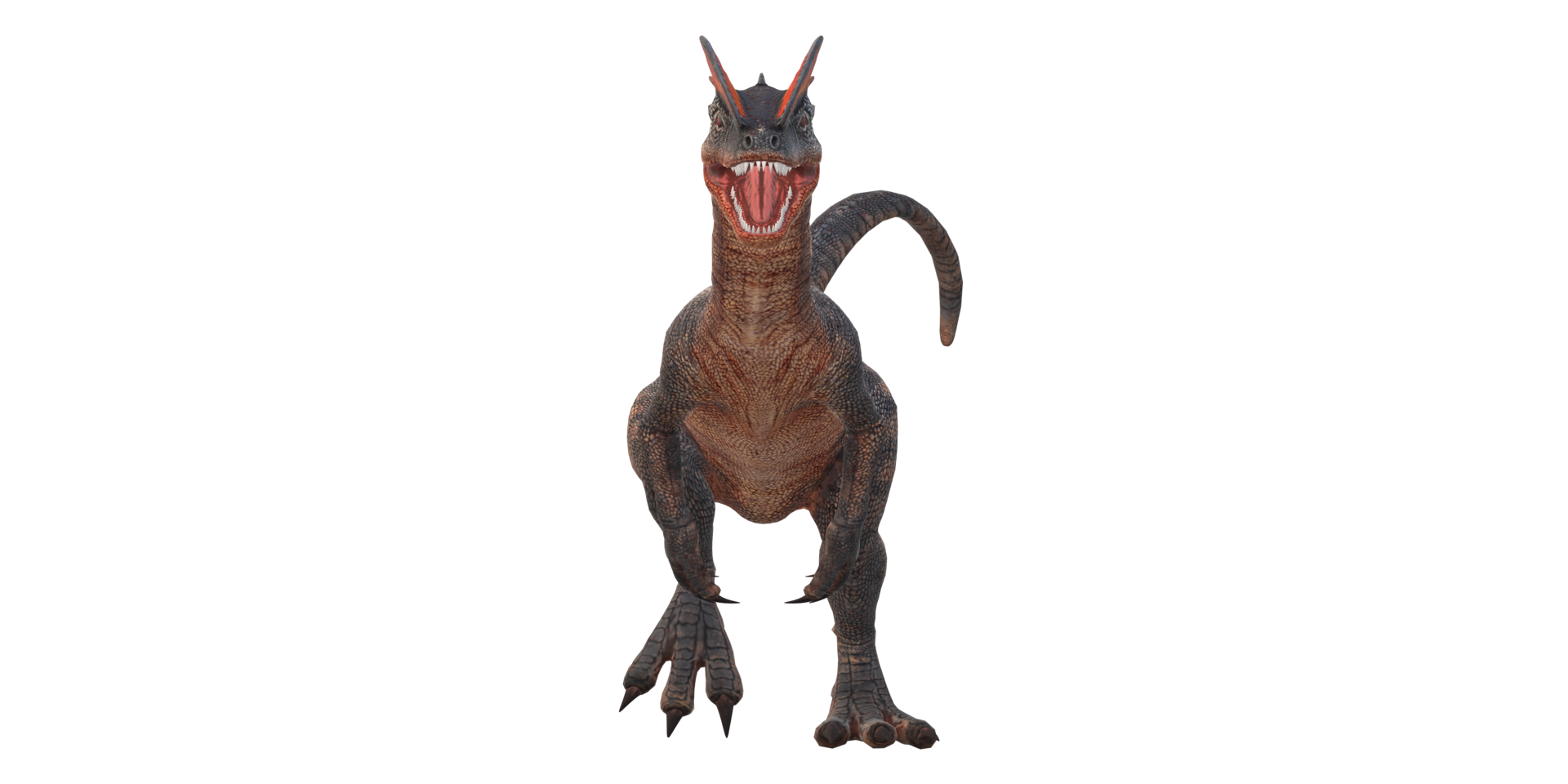 Dilophosaurus on a Transparent Background png