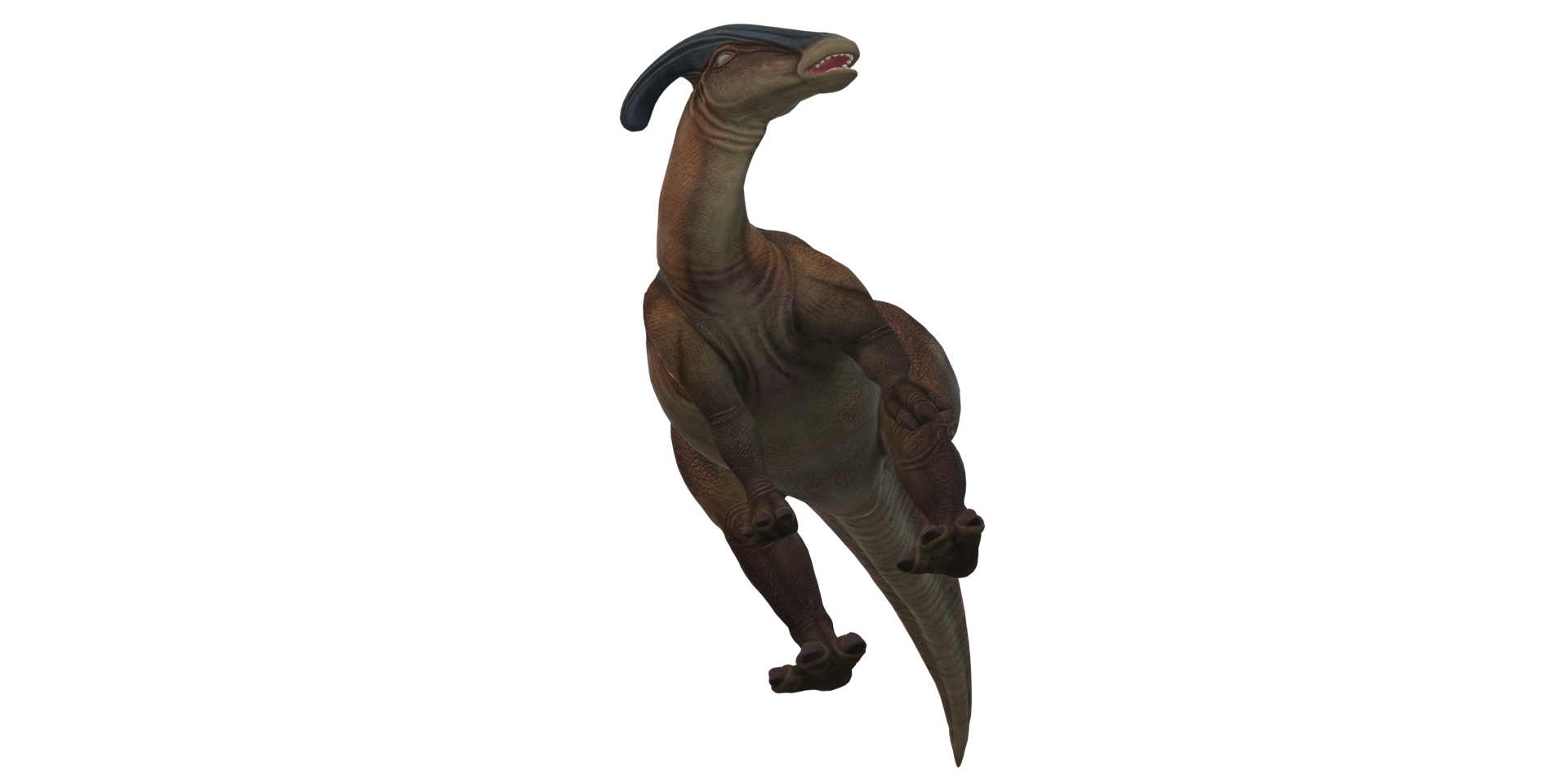 Parasaurolophus on a Transparent Background png