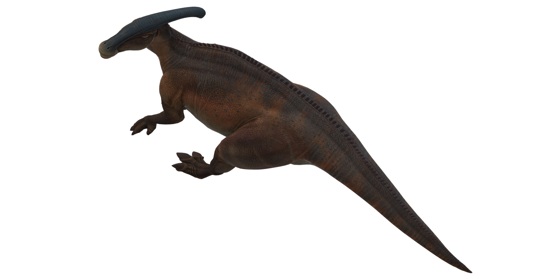 Parasaurolophus on a Transparent Background png