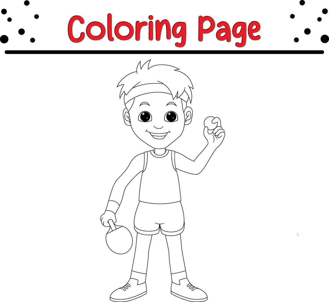 chico jugando silbido apestar colorante página para niños y adultos vector