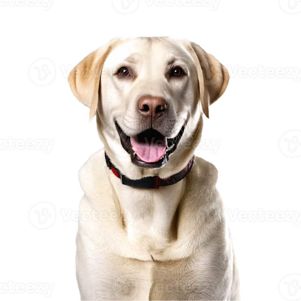 labrador retriever dog portrait isolated transparent png