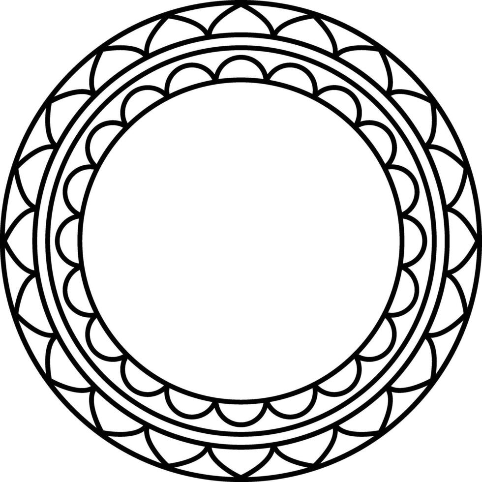 Mandala art element design. decorative element that you can use in any design such as logo, background, frame, etc. vector