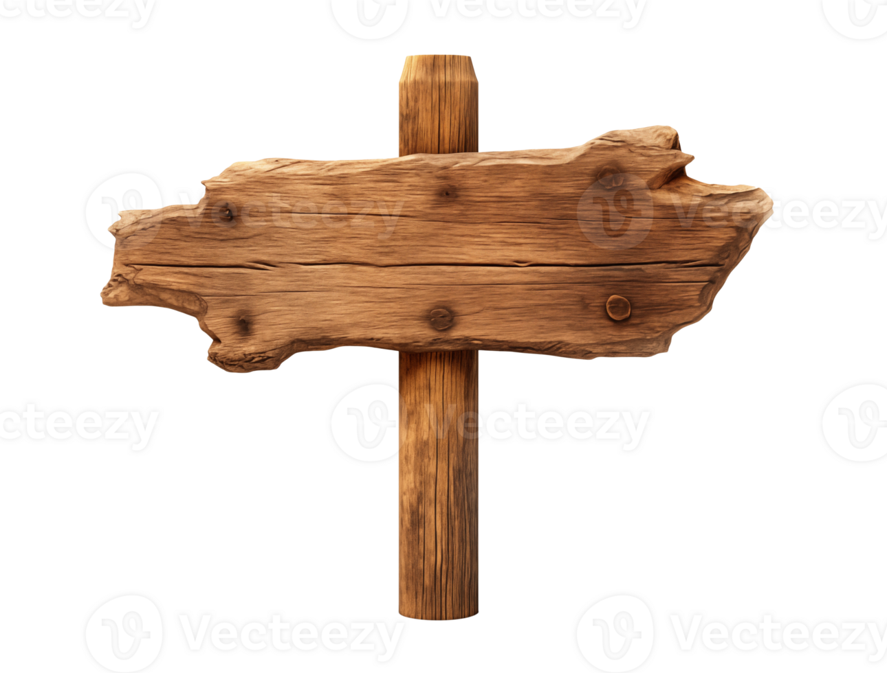 wooden sign post isolated png