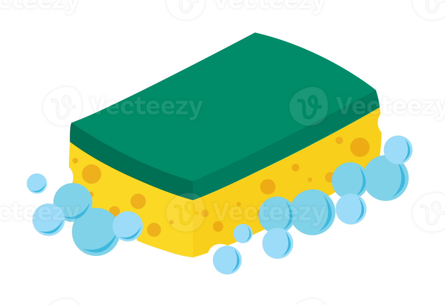Scrub sponge. dish washing tool png