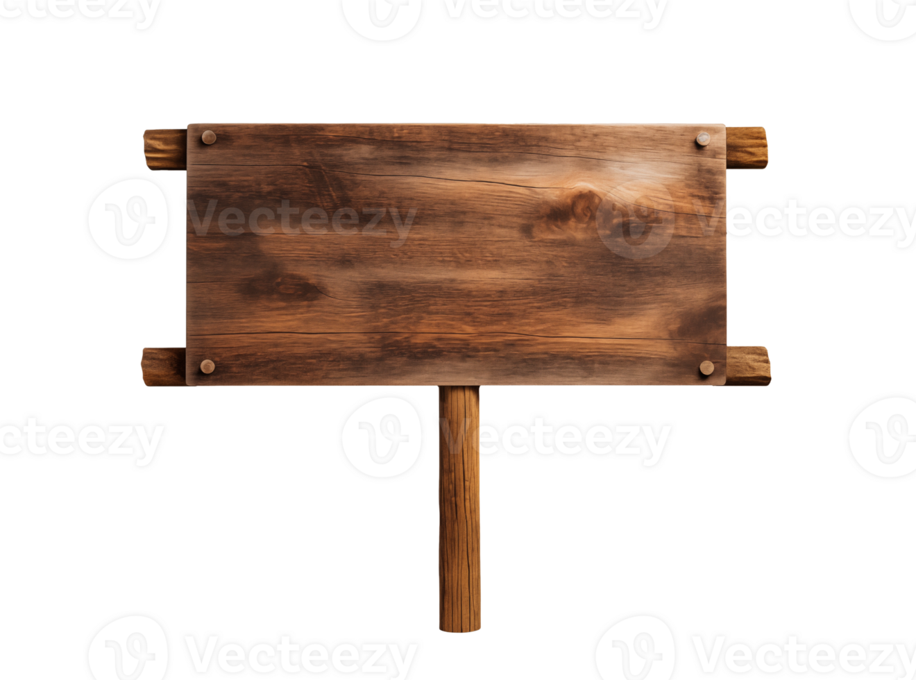 wooden sign post isolated png