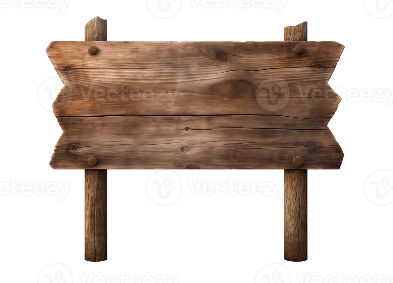 wooden sign post isolated png