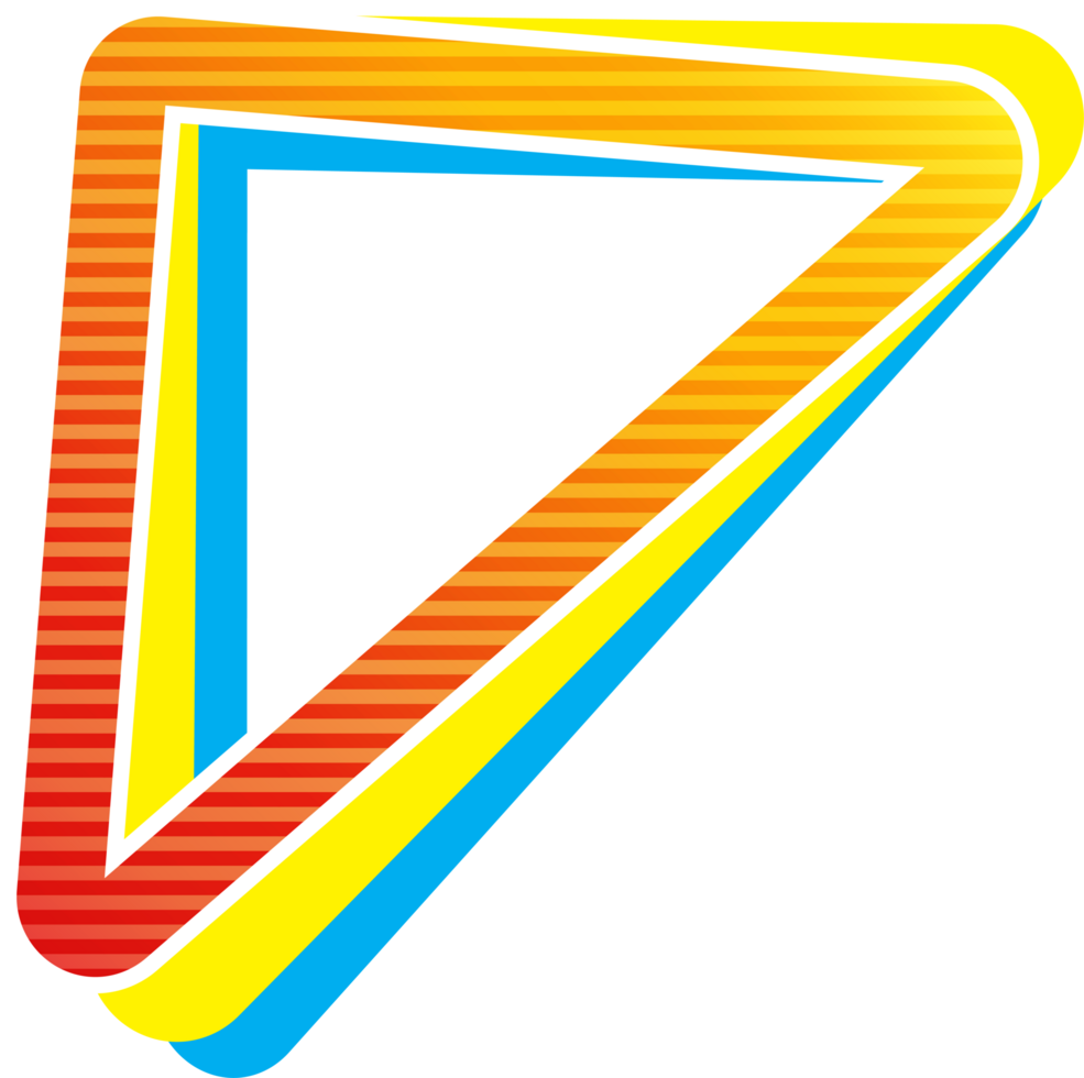 Triangle Shape Border Y2K style png