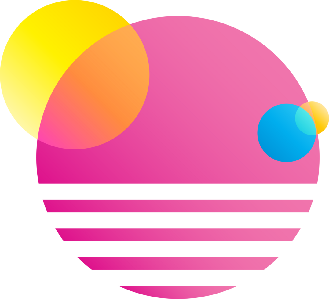 Abstract geometric style element png