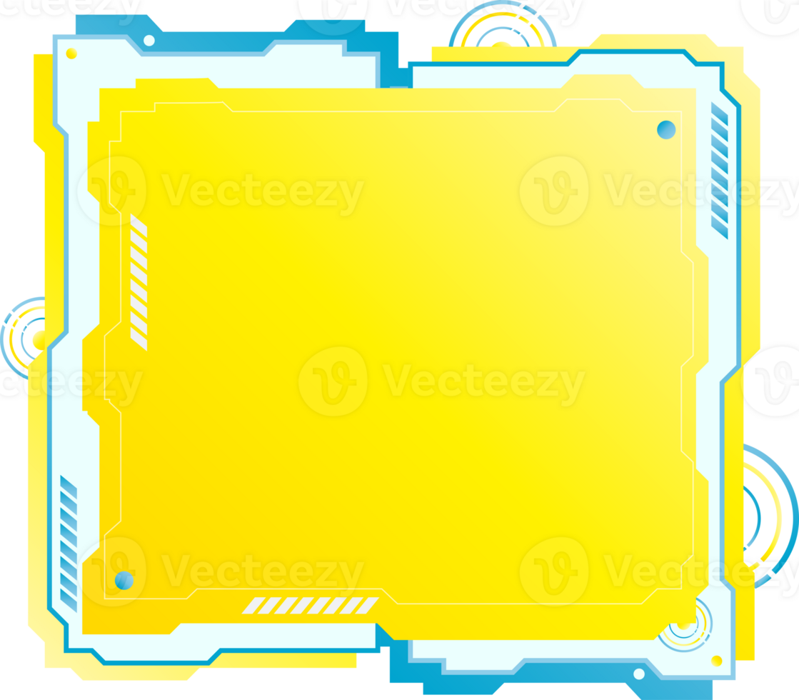 Abstract HUD infographic futuristic screen png