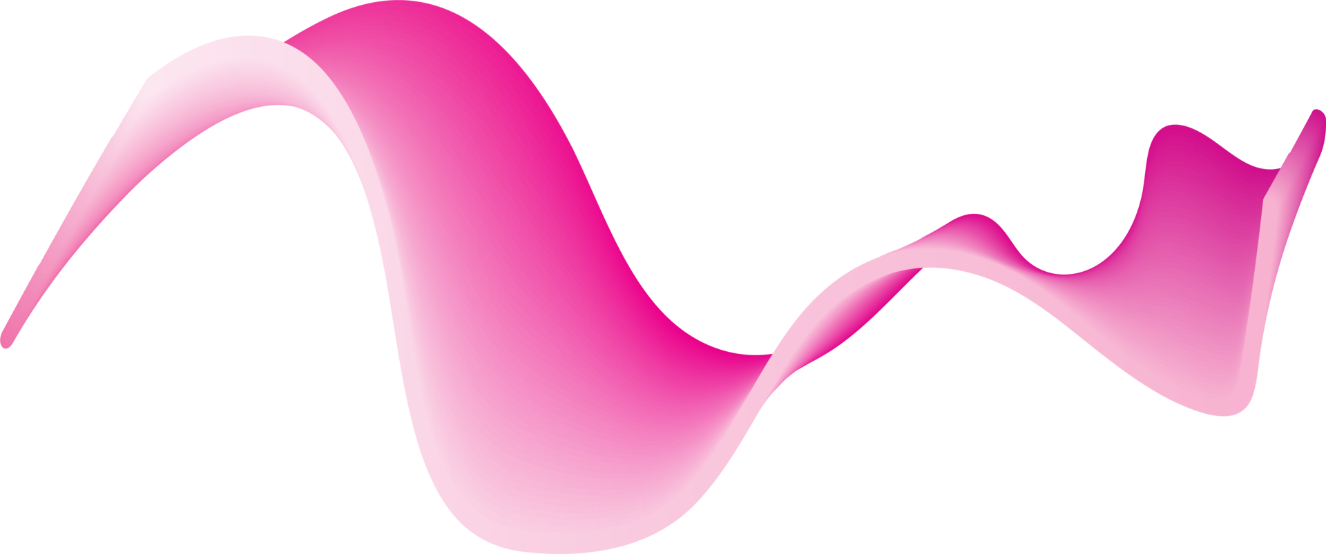Abstract Liquid Pink Line Wave element png