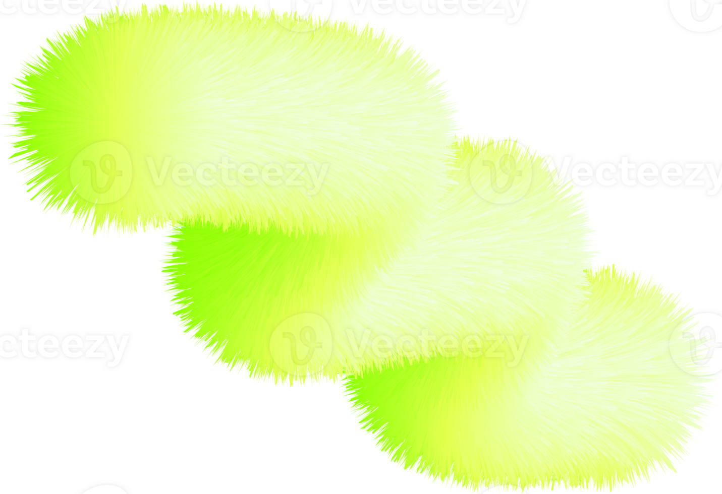 Furry Line Curve Doodle png