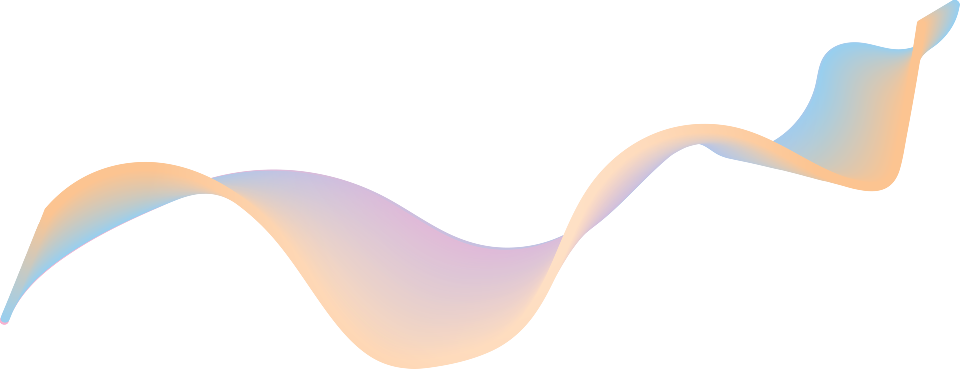 Abstract Fluid Line Wave element png