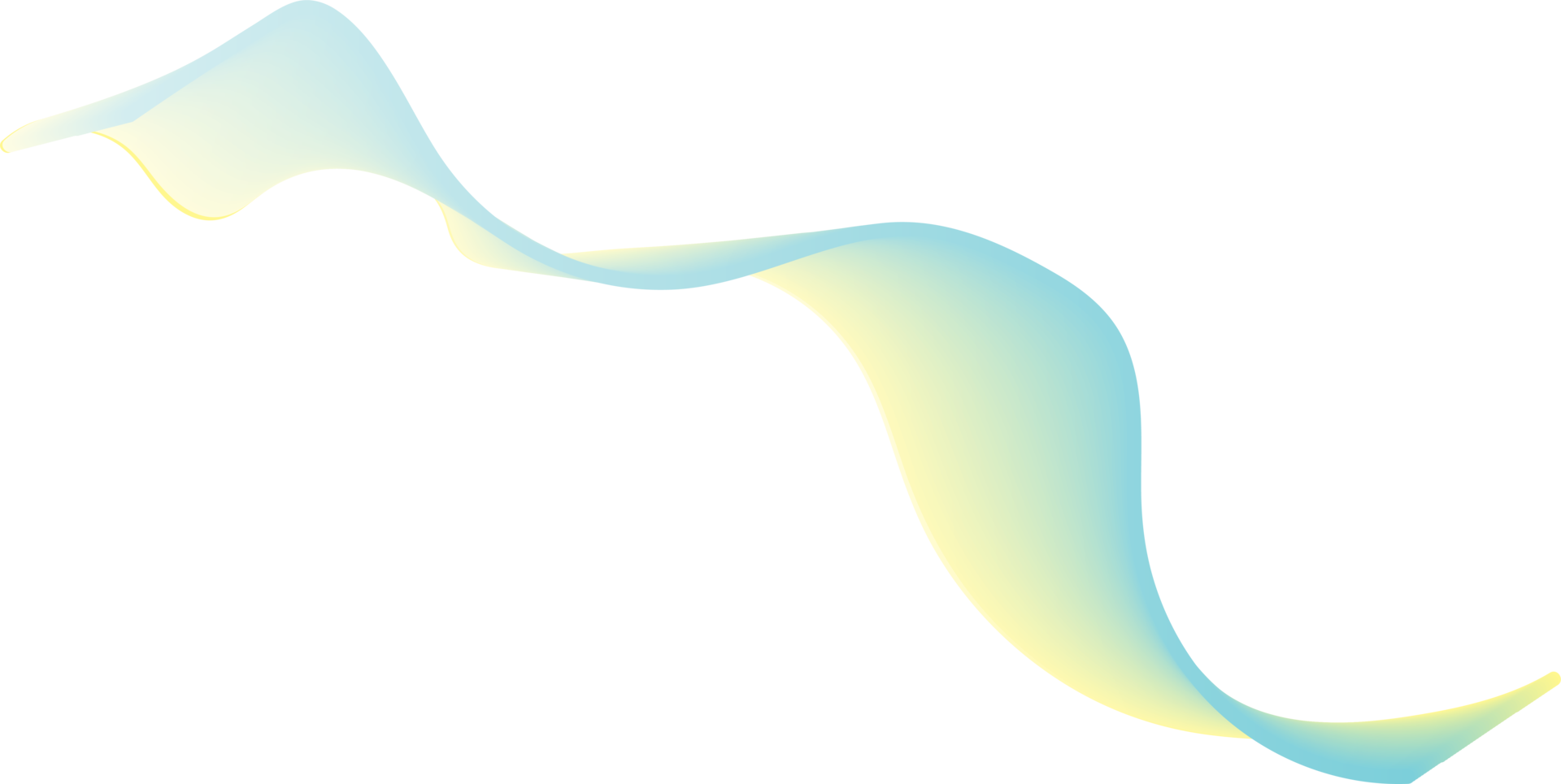 Pastel Moving Line Wave element png