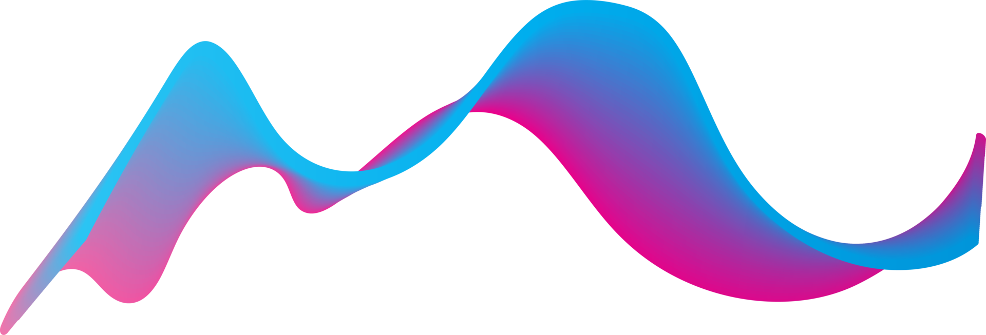 Abstract Moving Line Wave element png