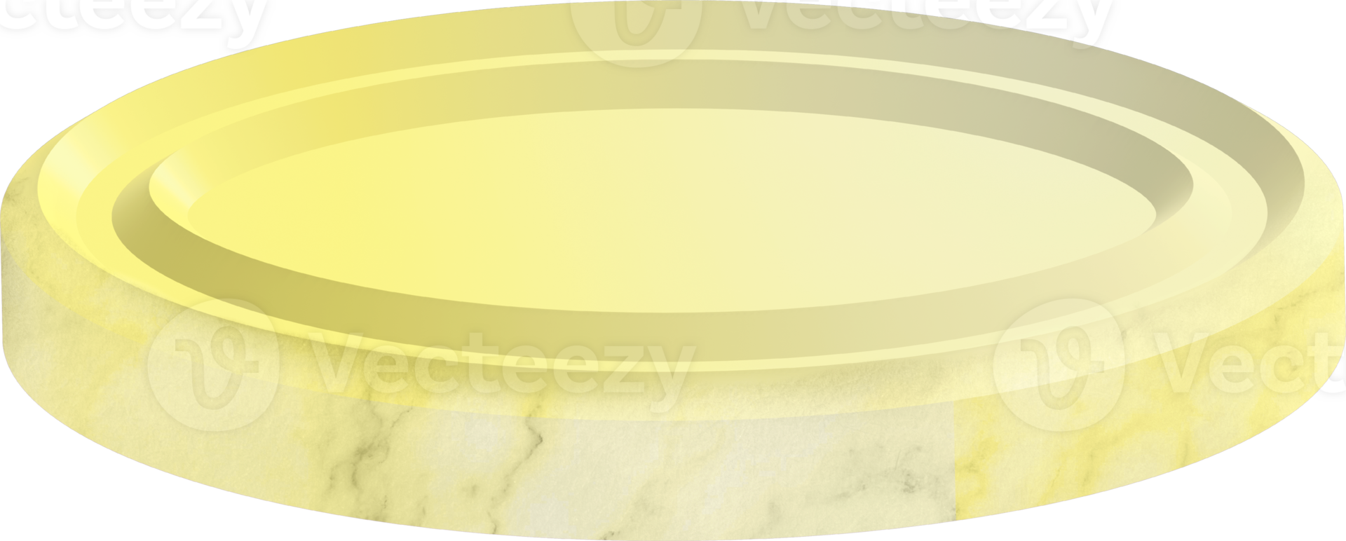 3D podium with marble texture png
