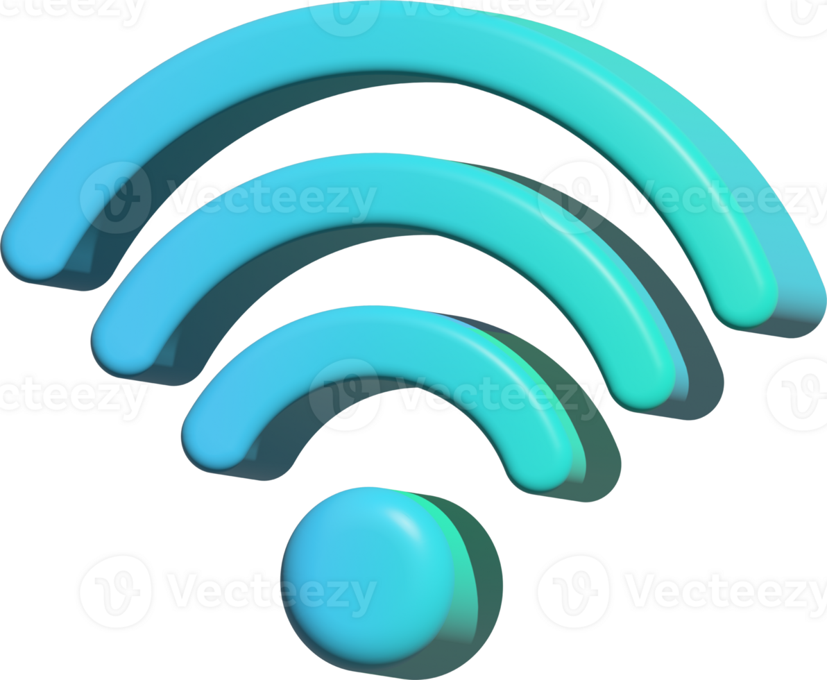 3D Icon internet sign element png