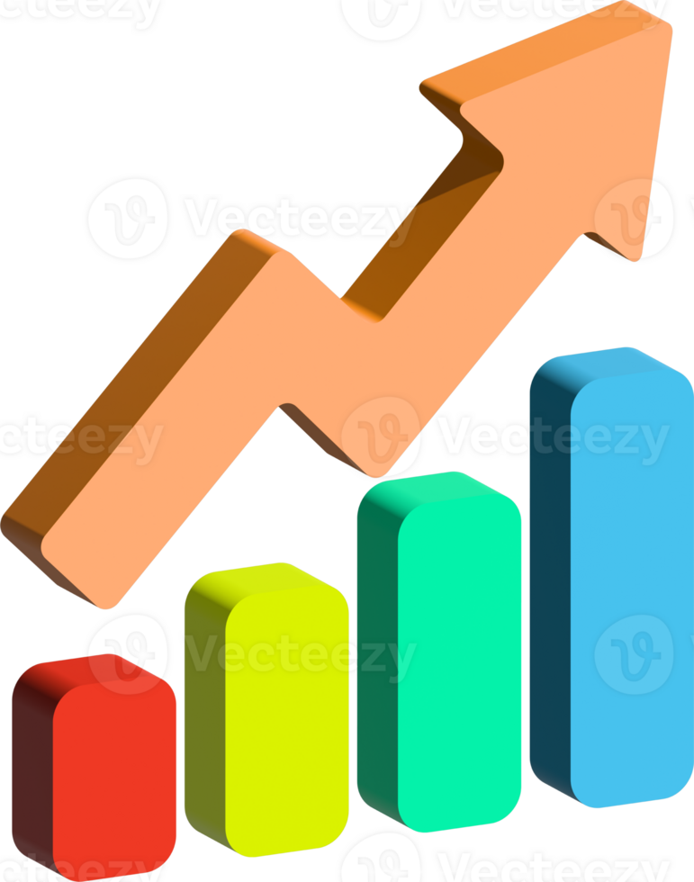 3D Icon analysis data element png