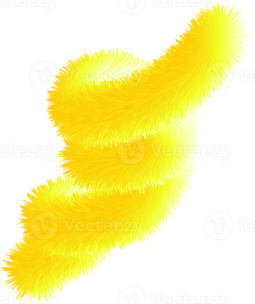 Furry Line Curve Doodle png