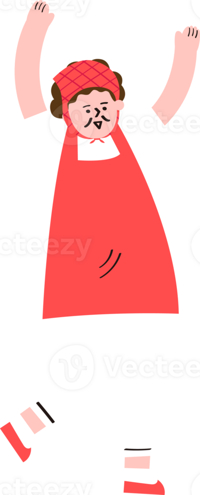 a woman hold something png