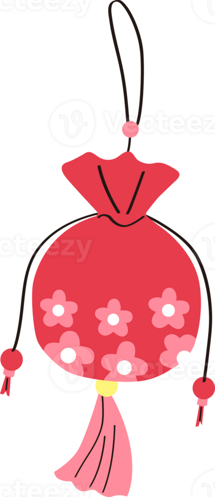 a red fragrant sachets png