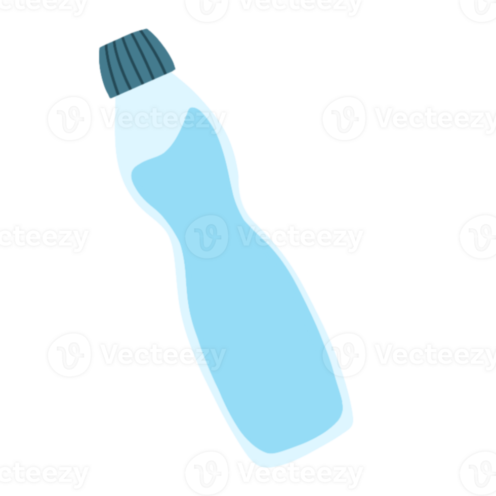 Water bottle illustration png
