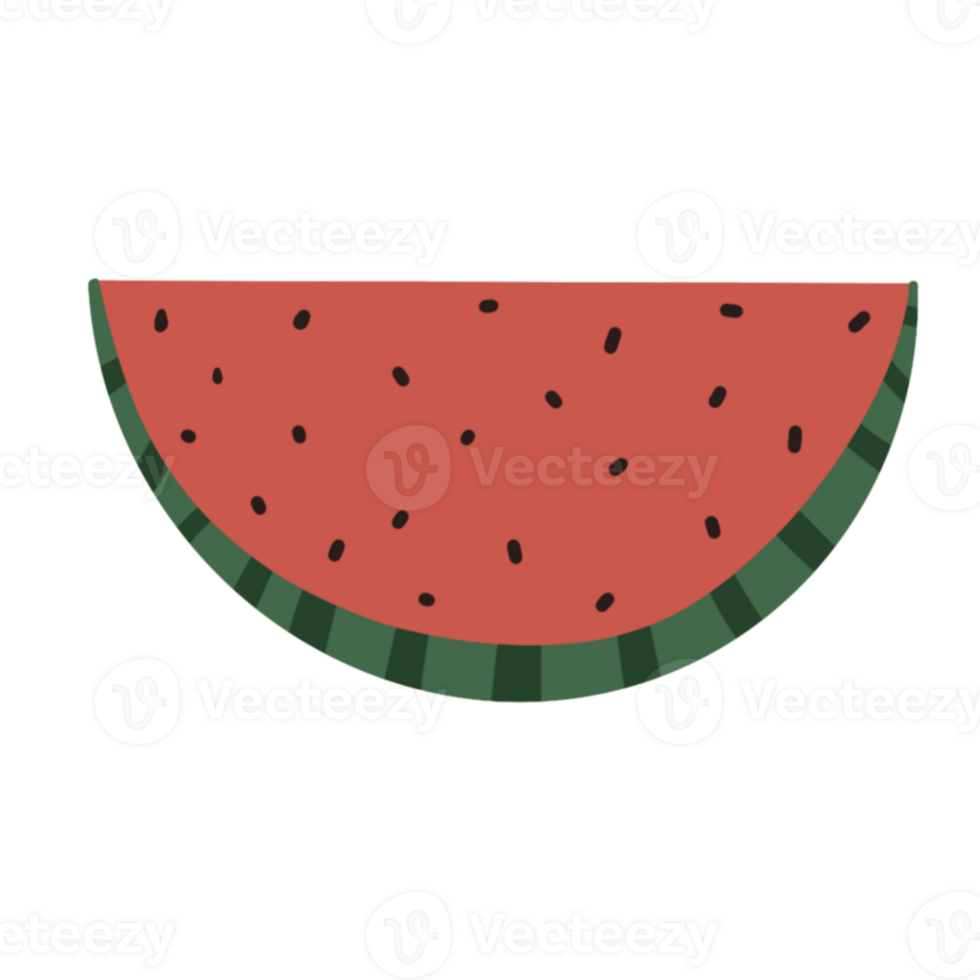 Slice Watermelon illustration png