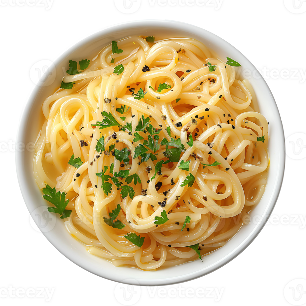 spaghetti with sauce isolated. Pasta with sauce isolated. Noodles in bowl isolated png