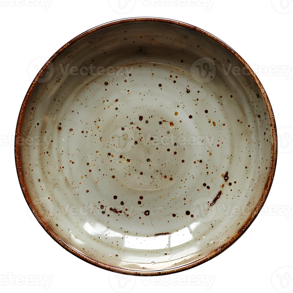 Beige plate. Neutral ceramic plate. Beige plate with texture top view isolated. Plate flat lay. Tupperware for kitchen use png