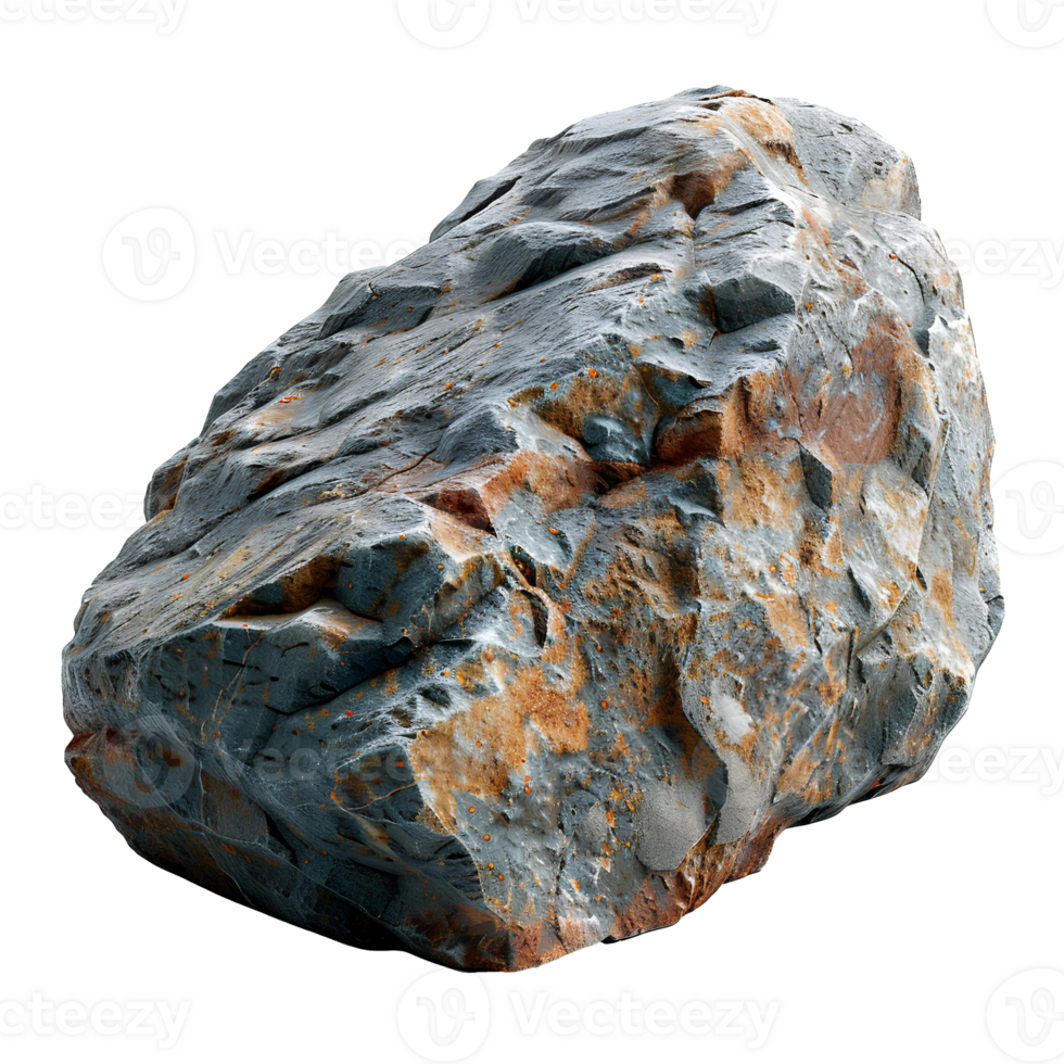 Rock. Stone isolated. Grey rock top view png