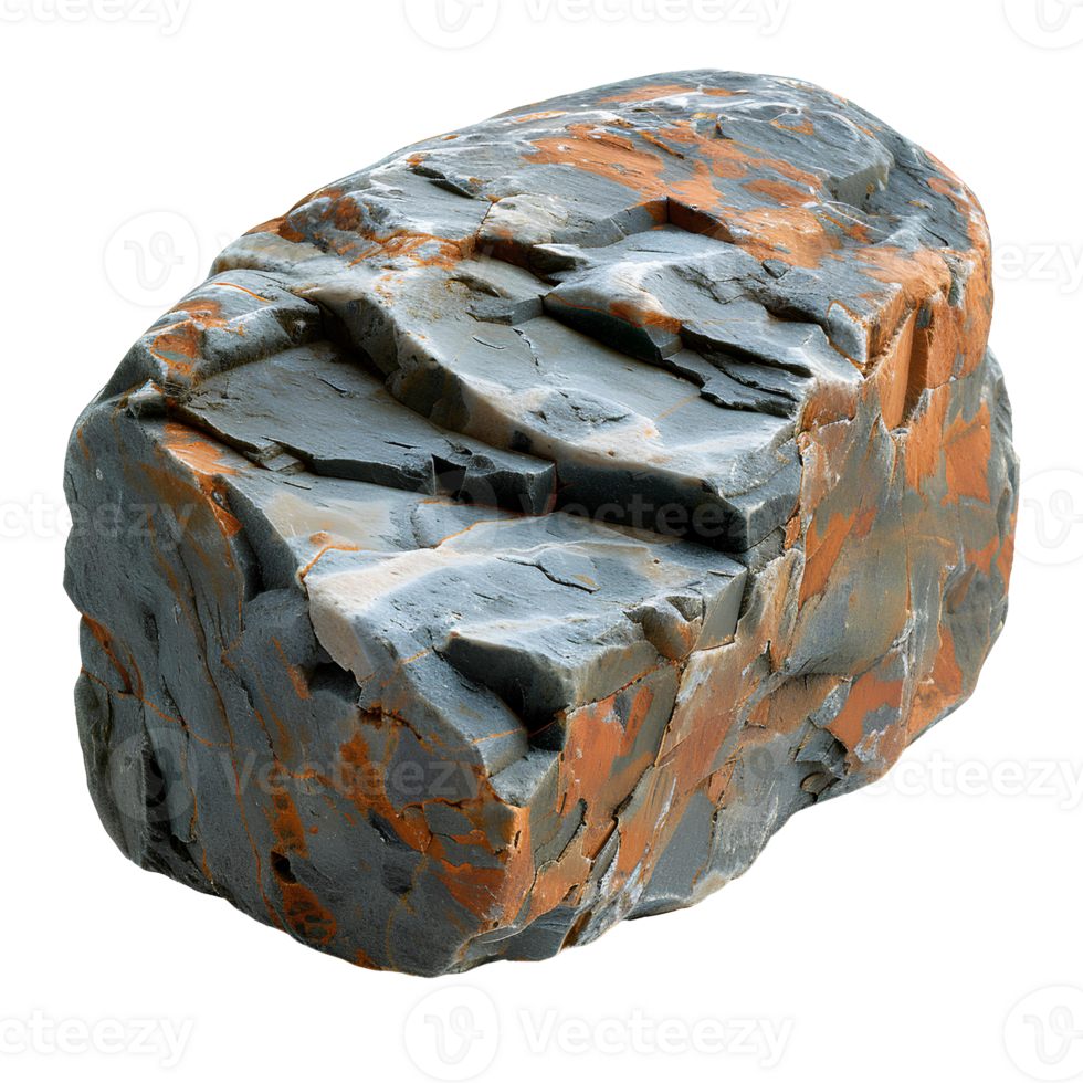 Rock. Stone isolated. Grey rock top view png