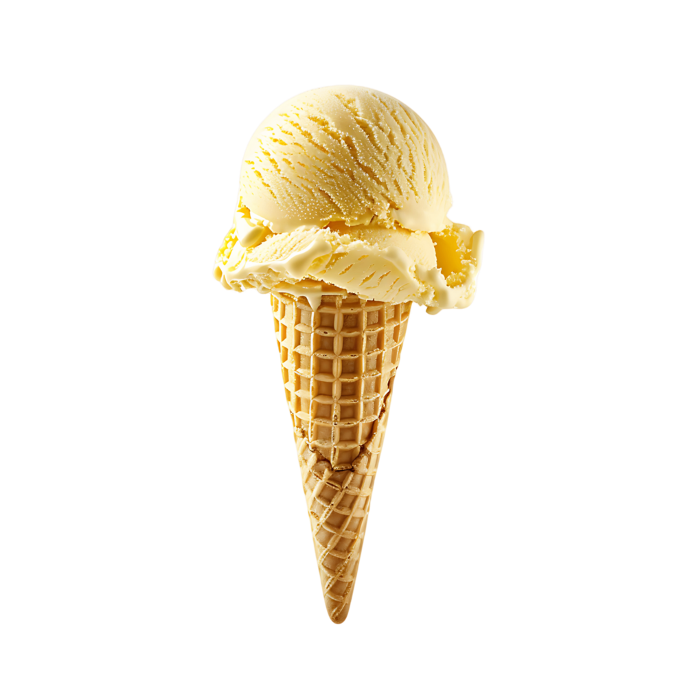 Isolated Ice Cream Cone Set png