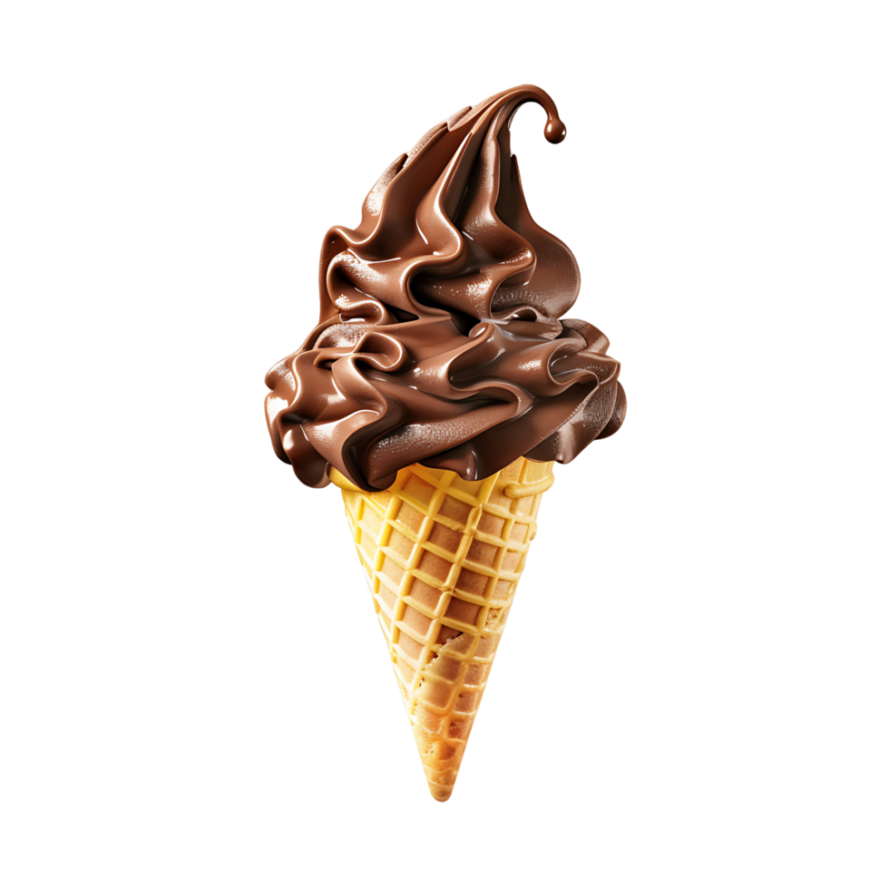 Flavorful Ice Cream Cone Clipart png