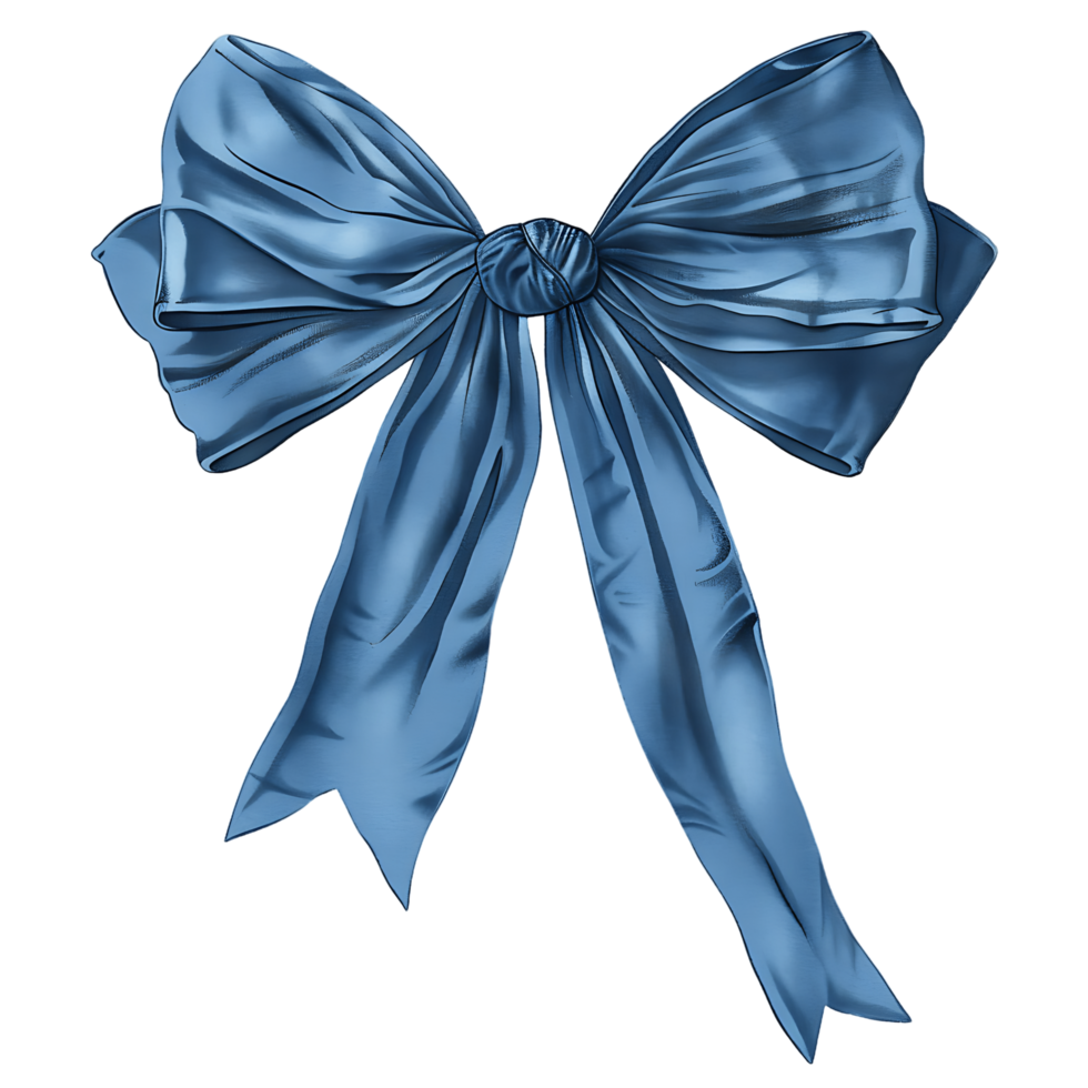 Isolated Ribbon Bow Set png