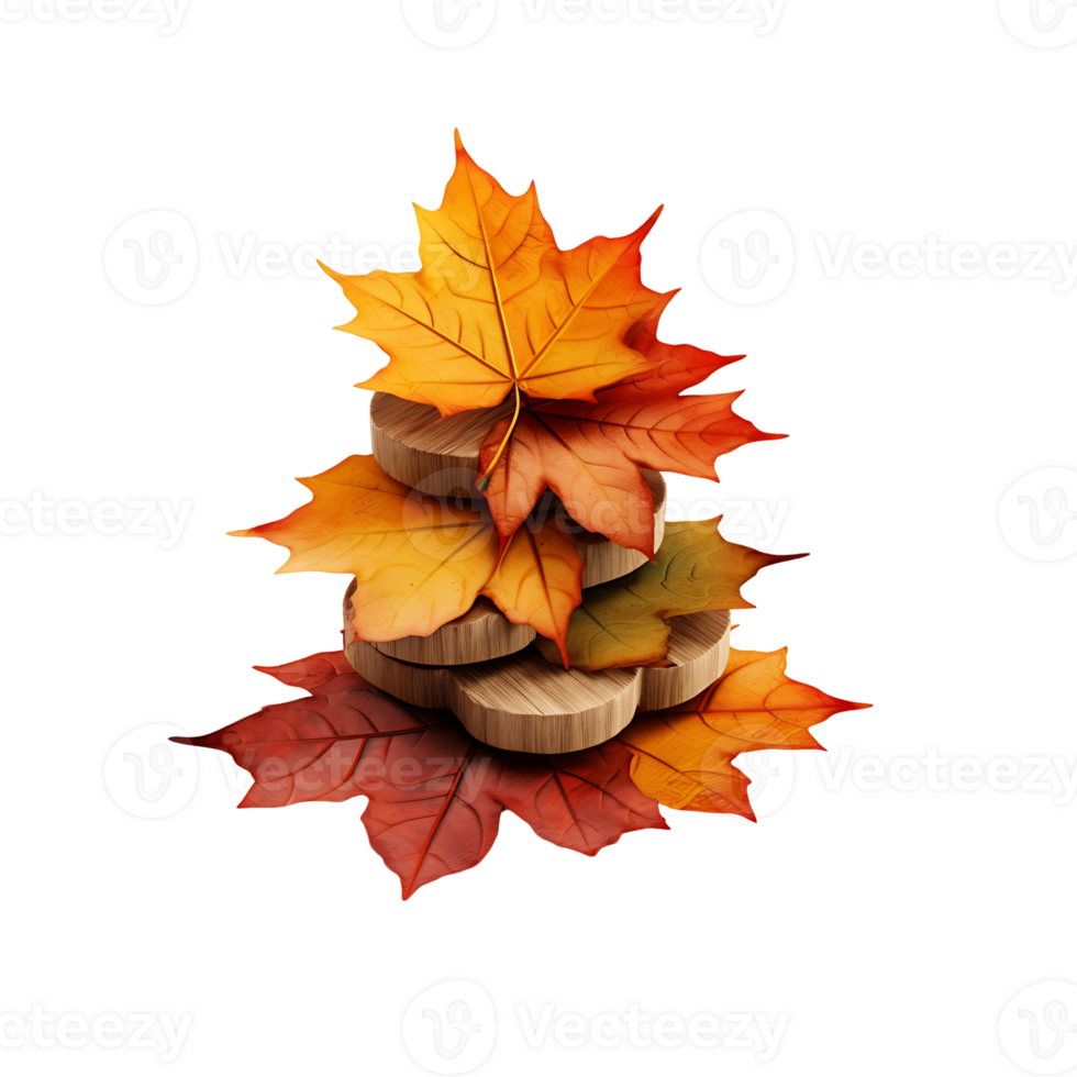 Clear Fall Maple Leaf Clipart png