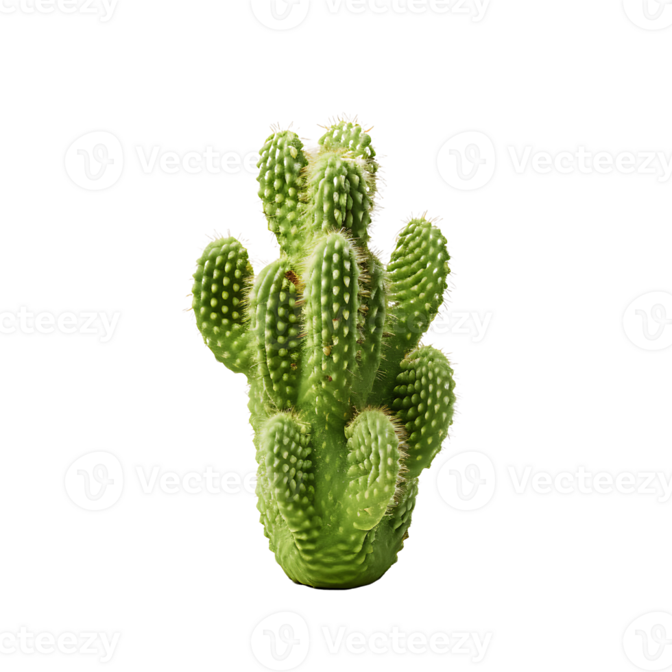 Green Potted Cactus Clipart with Transparency png